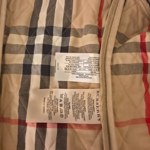 Burberry Brit Quilted Nova Check Jacket XL - EUC - Picture 6 of 12
